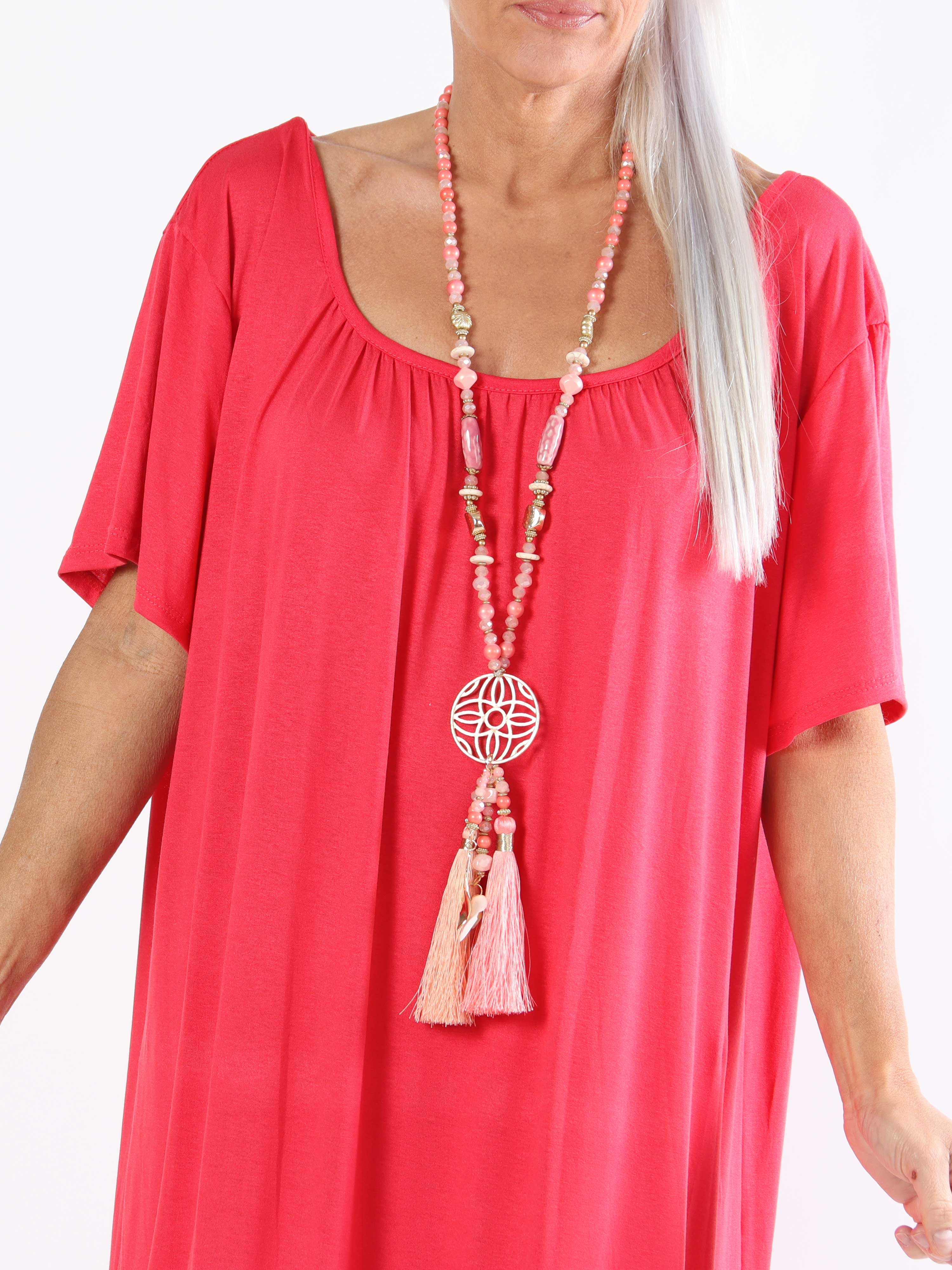 Miracle Dress - Basic plus size klänning i viskos med resår nedtill